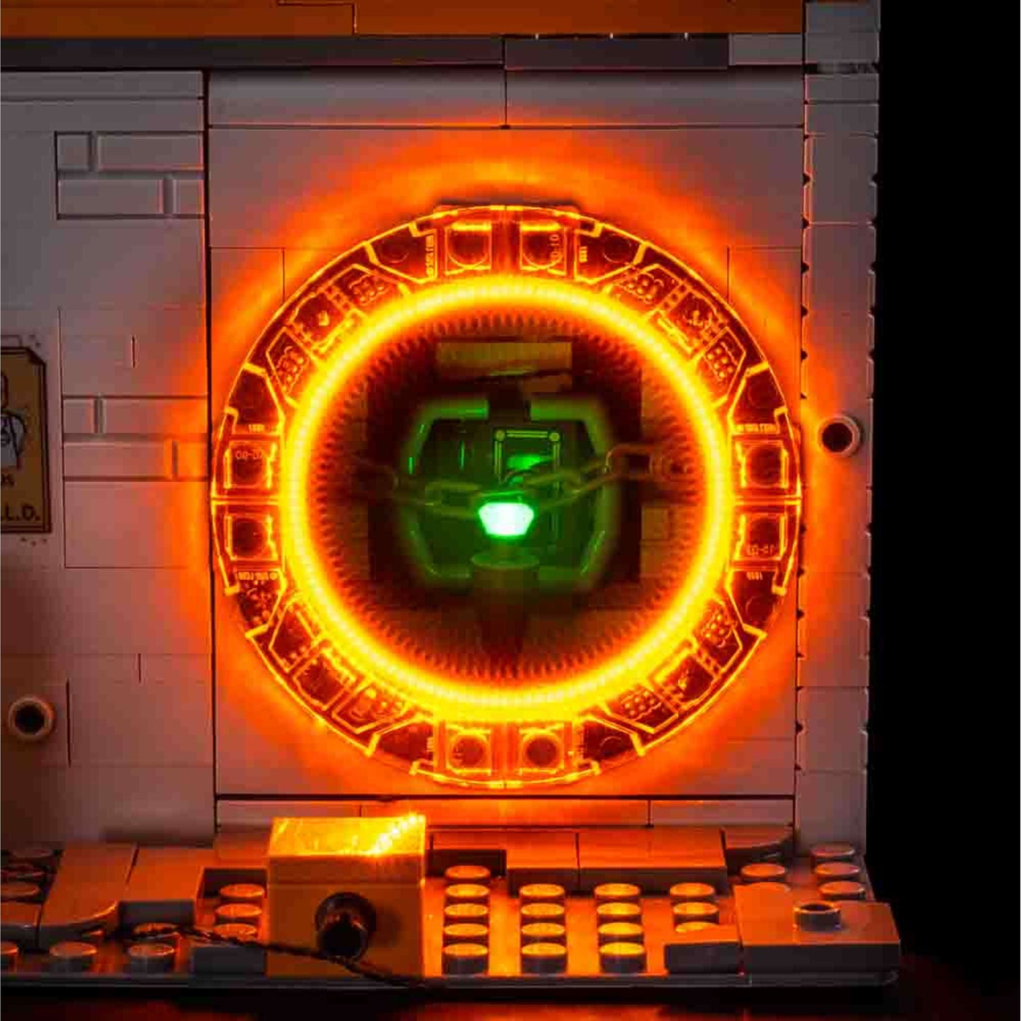 Light Ring Rotating 8x8 - Orange (2 pack)