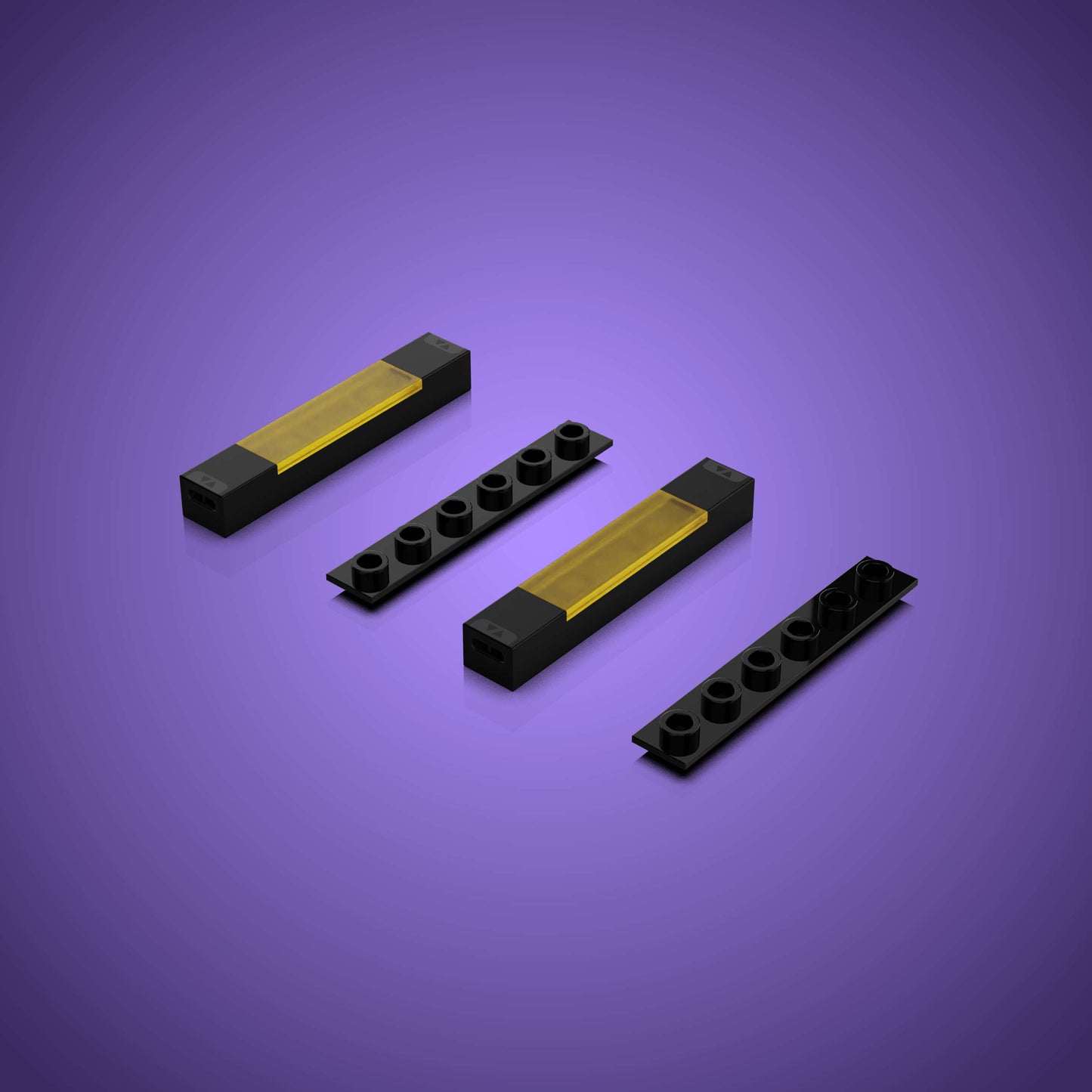 Meteor Light - Yellow (2 Pack)