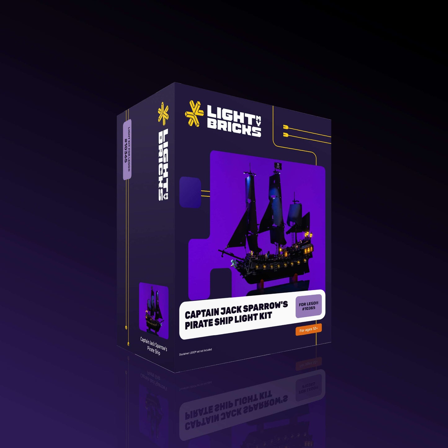 Light Kit for LEGO® Captain Jack Sparrow's Pirate Ship #10365