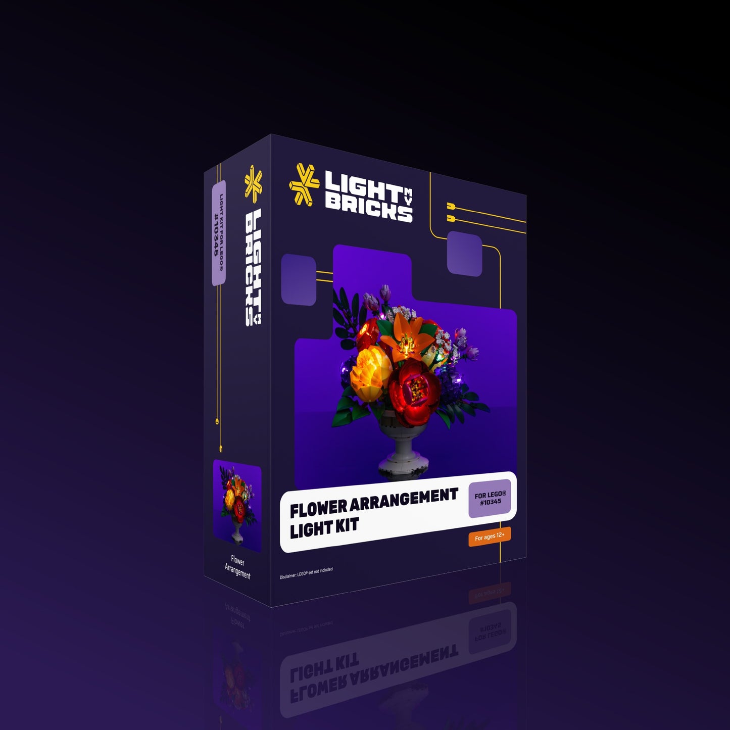 Light Kit for LEGO® Flower Arrangement #10345