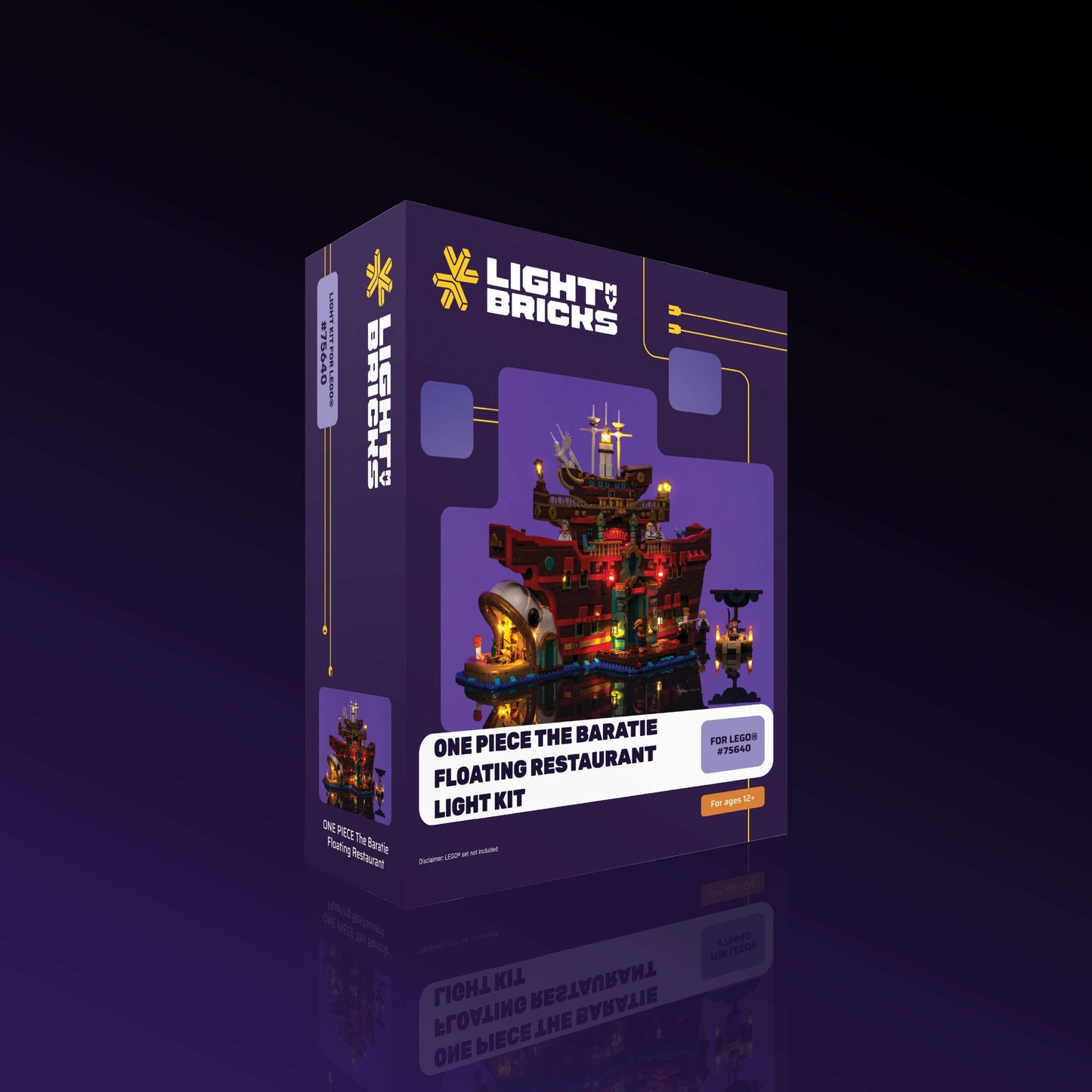 Light Kit for LEGO® ONE PIECE The Baratie Floating Restaurant #75640