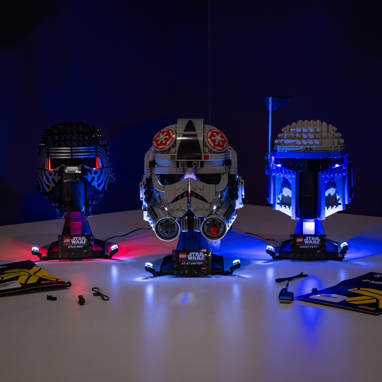 LEGO® Kylo Ren Helmet #75415 DIY Light Bundle