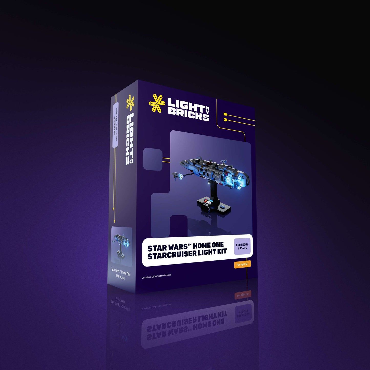 Light Kit for LEGO® Star Wars Home One Starcruiser #75405