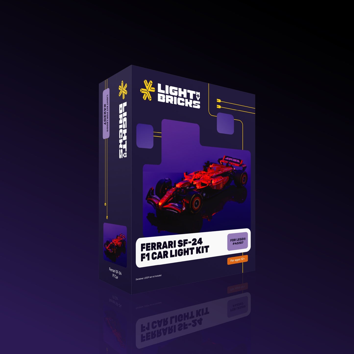 Light Kit for LEGO® Ferrari SF-24 F1 Car #42207
