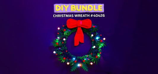 DIY Light Bundle for LEGO® Christmas Wreath 2-in-1 #40426