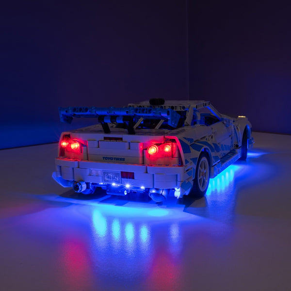 Fi 6536 Rear LEGO® 2 Fast 2 Furious Nissan Skyline GT-R (R34) Car #42210 DIY Light ...