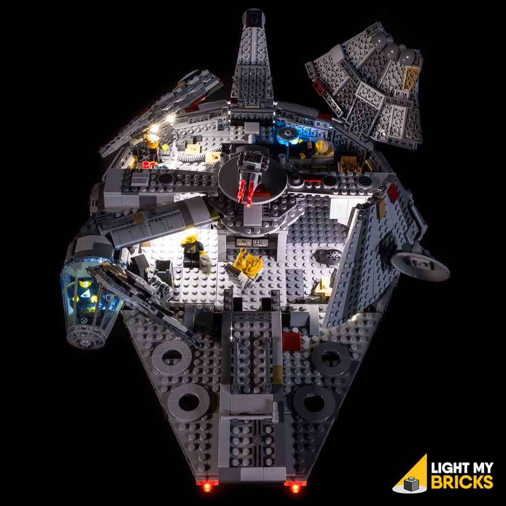 Lego millennium falcon 75257 size hotsell