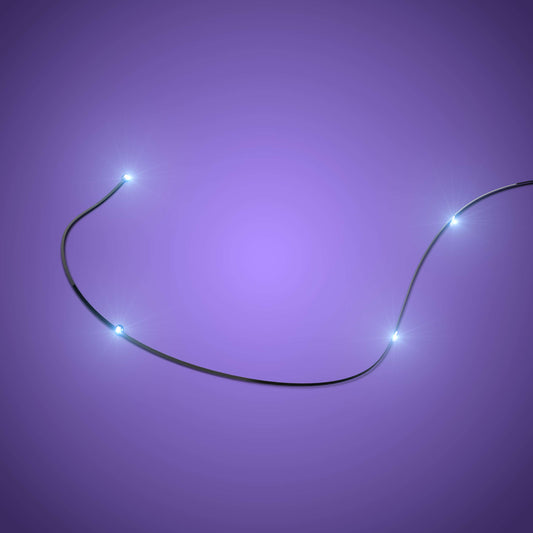 Astro Light String Rotating Sequence Effect 4 LEDs - Cool White 15cm