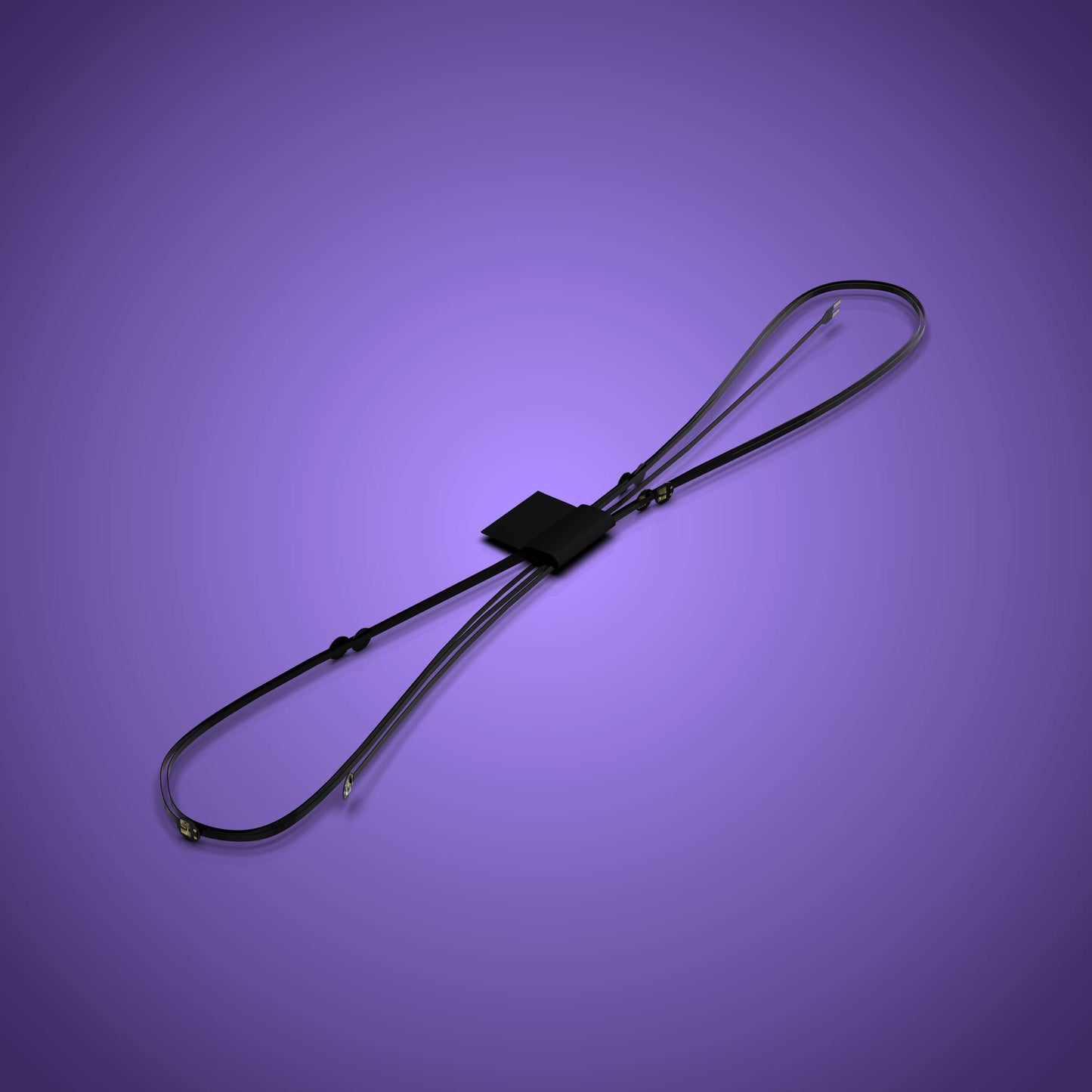 Astro Light String 8 LEDs Fork End - Blue 15cm