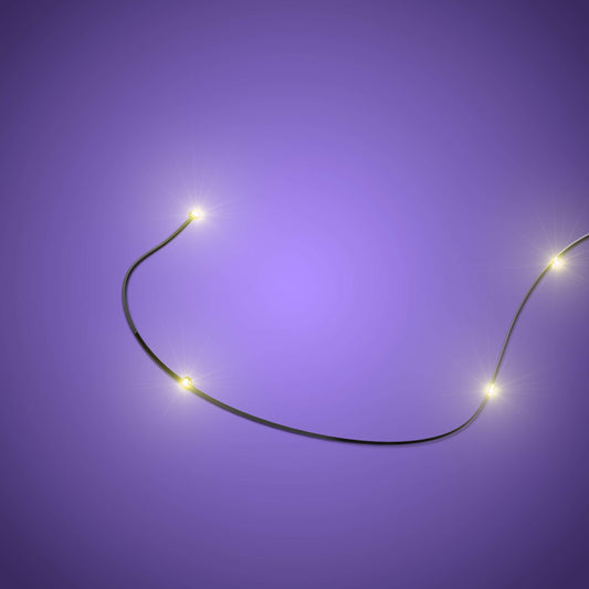 Astro Light String Rotating Sequence Effect 4 LEDs - Warm White 30cm