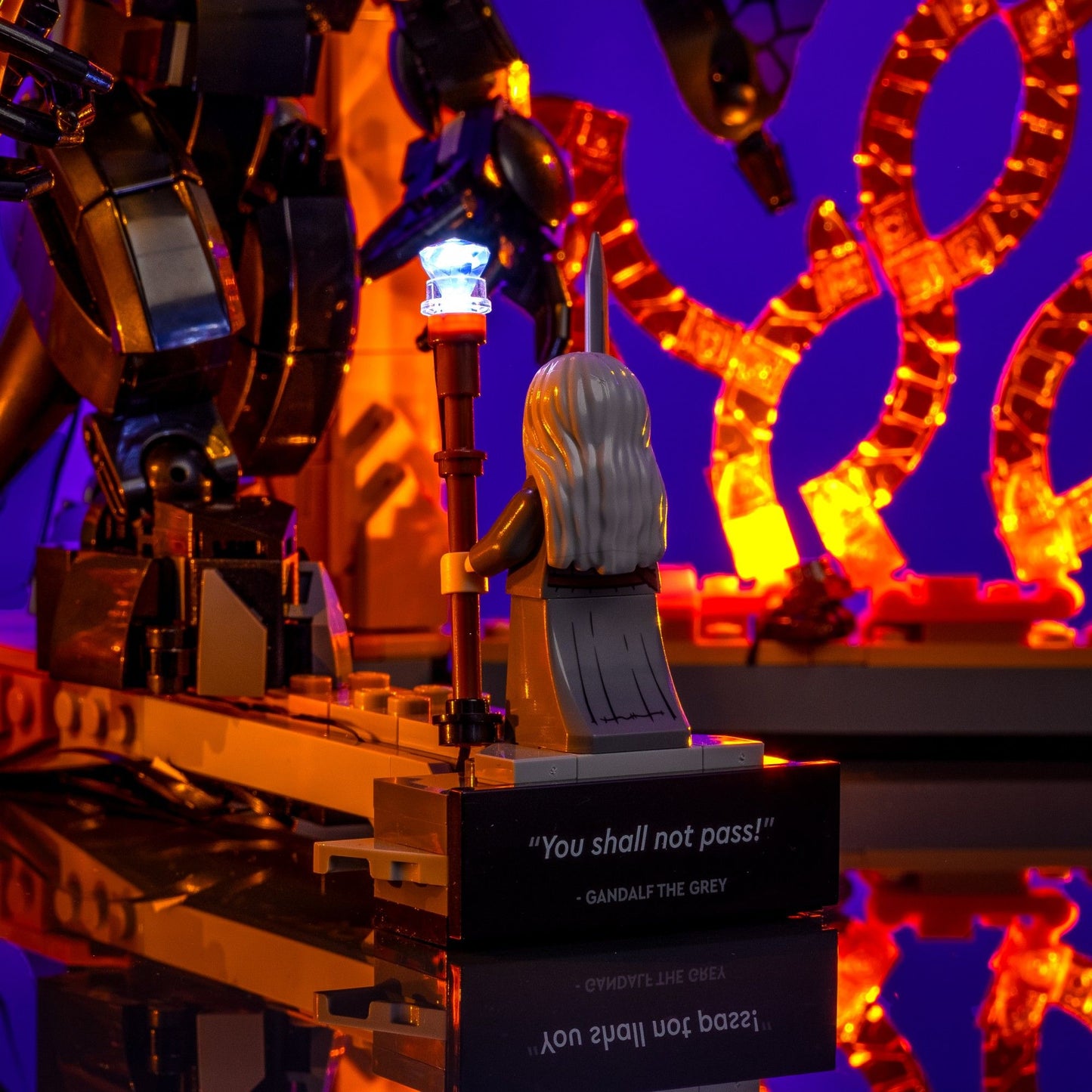 Light Kit for LEGO® The Lord of the Rings Balrog™ Book Nook #10367