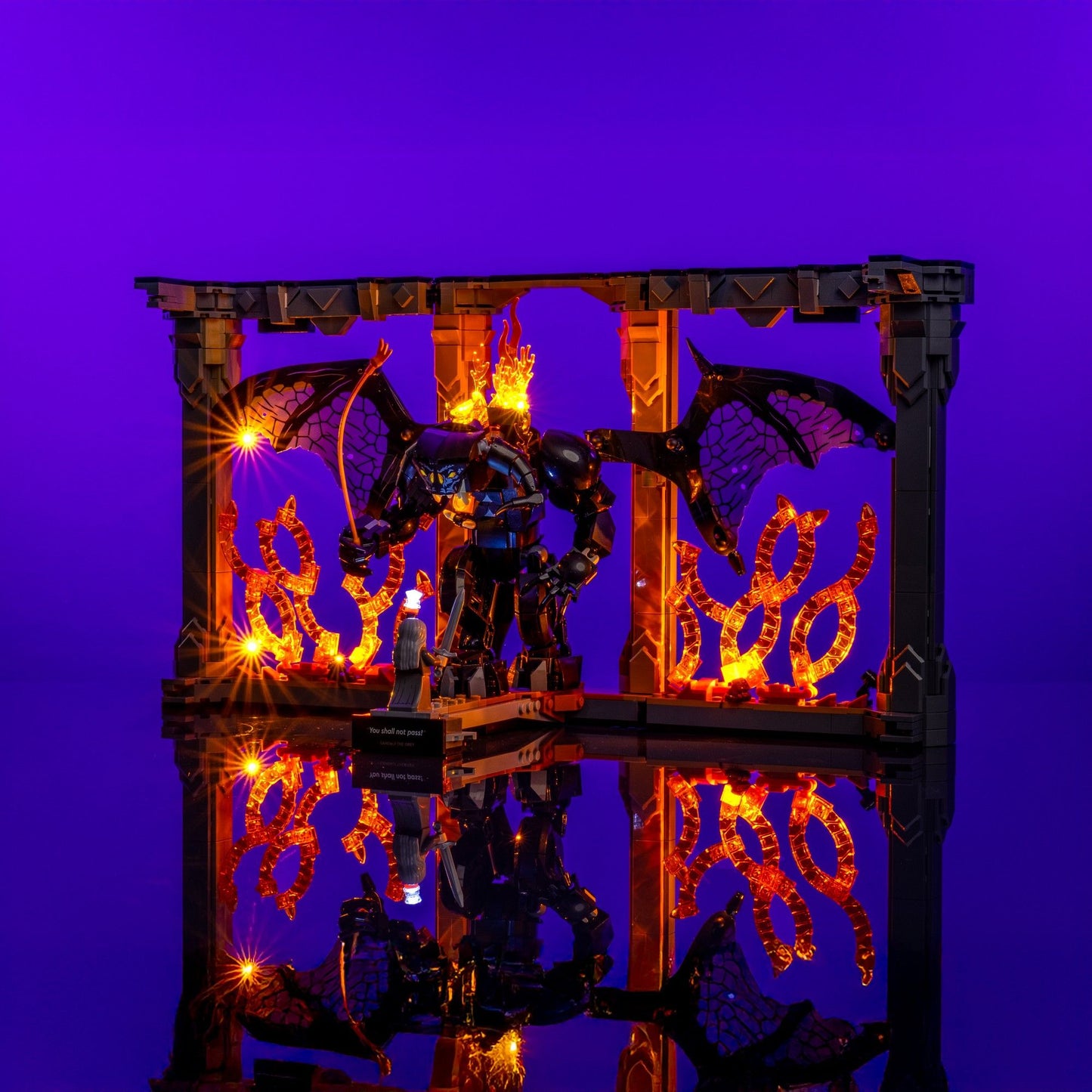 Light Kit for LEGO® The Lord of the Rings Balrog™ Book Nook #10367