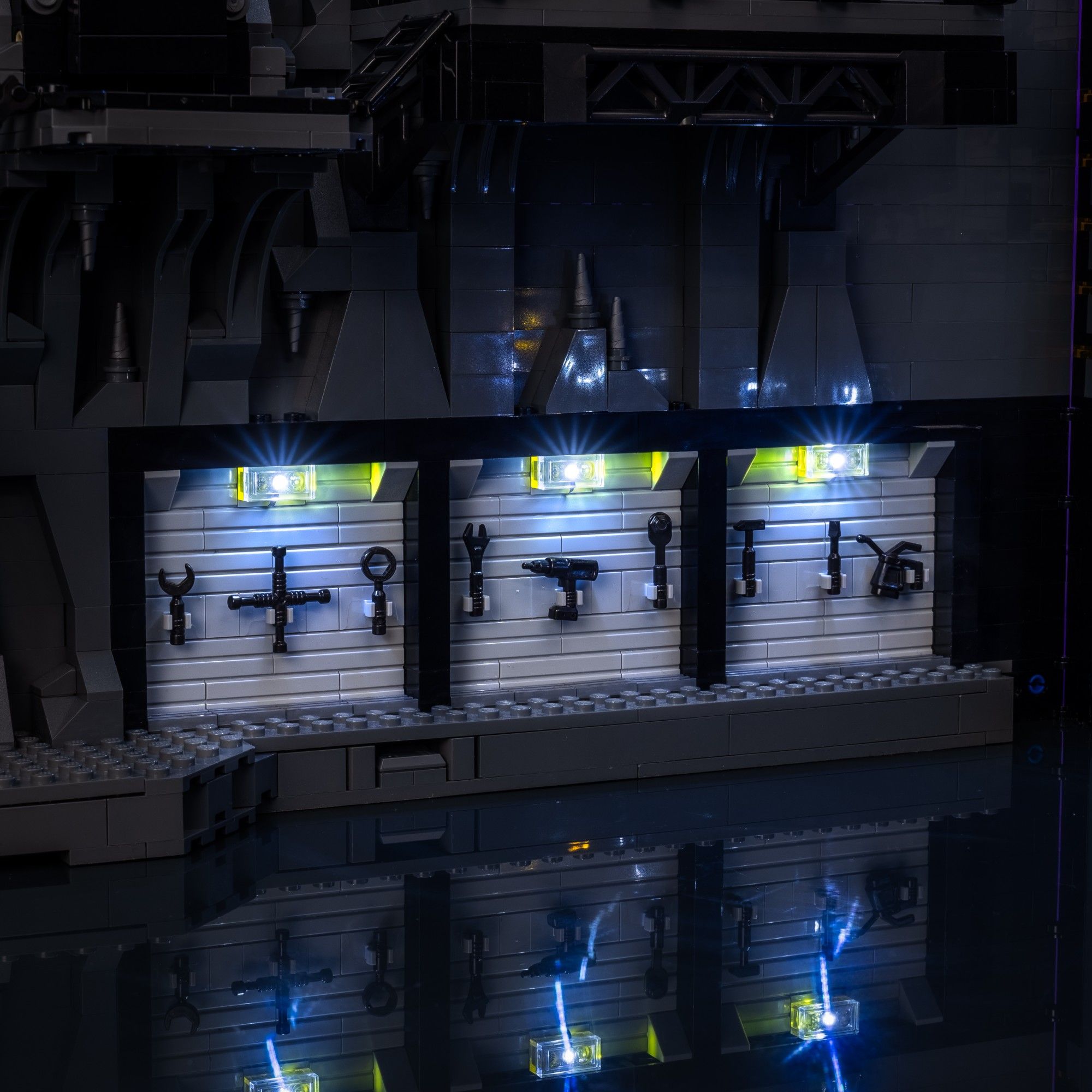Light Kit for LEGO® Batcave™ – Shadow Box #76252 | Light My Bricks