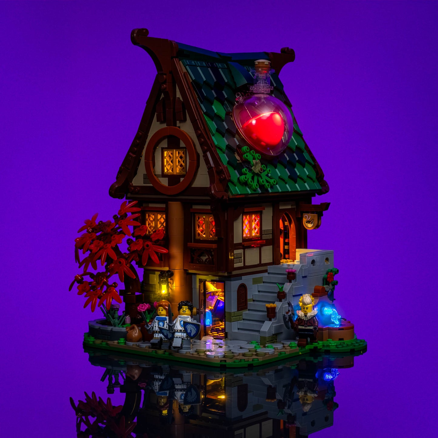 Light Kit for LEGO® Bricklink Alchemist's Shop #910062