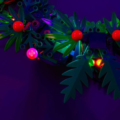 LEGO® Christmas Wreath 2-in-1 #40426 DIY Light Bundle