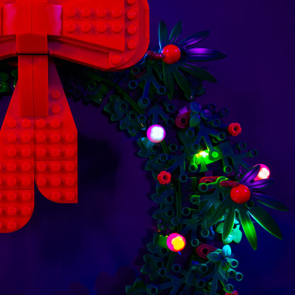 LEGO® Christmas Wreath 2-in-1 #40426 DIY Light Bundle