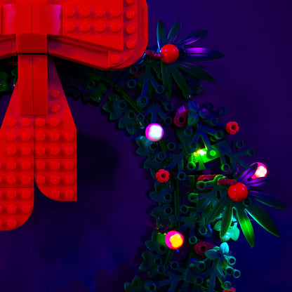 LEGO® Christmas Wreath 2-in-1 #40426 DIY Light Bundle