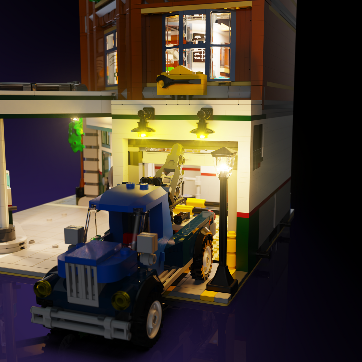 LMB 2.0 Light Kit for LEGO® Corner Garage #10264