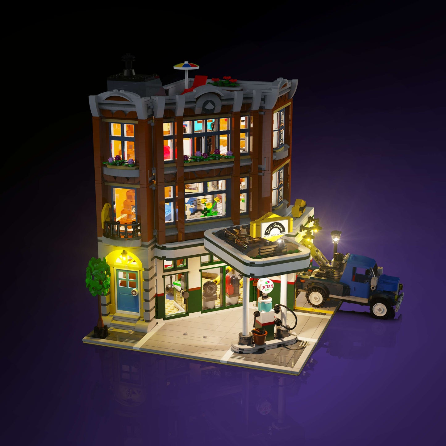 Light Kit for LEGO® Corner Garage #10264