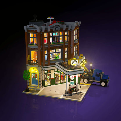 Light Kit for LEGO® Corner Garage #10264