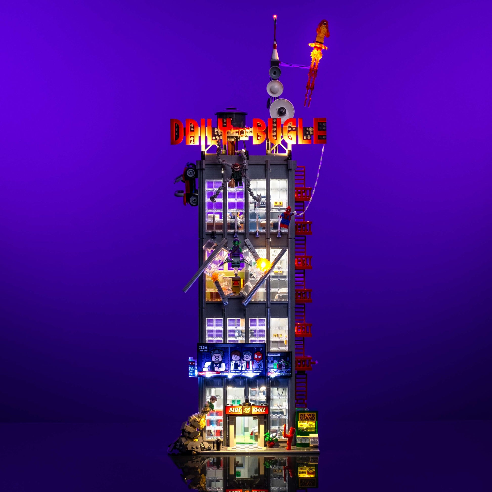 LMB Light Kit for LEGO® Daily Bugle #76178 – Light My Bricks UK