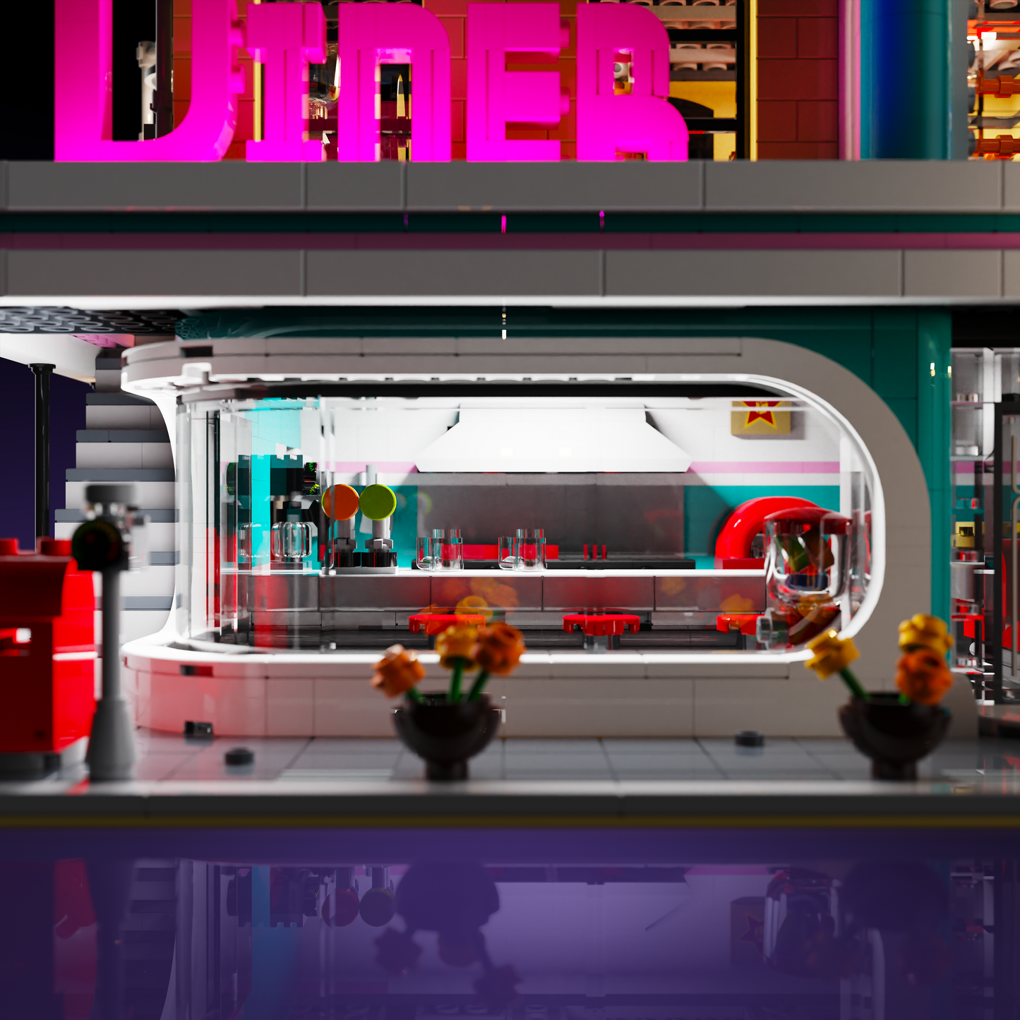LMB 2.0 Light Kit for LEGO® Downtown Diner #10260