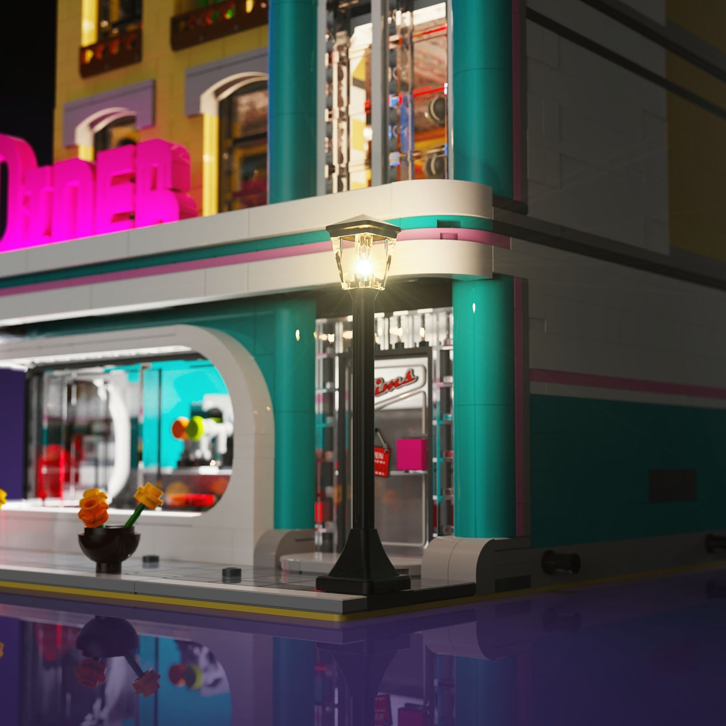 Light Kit for LEGO® Downtown Diner #10260