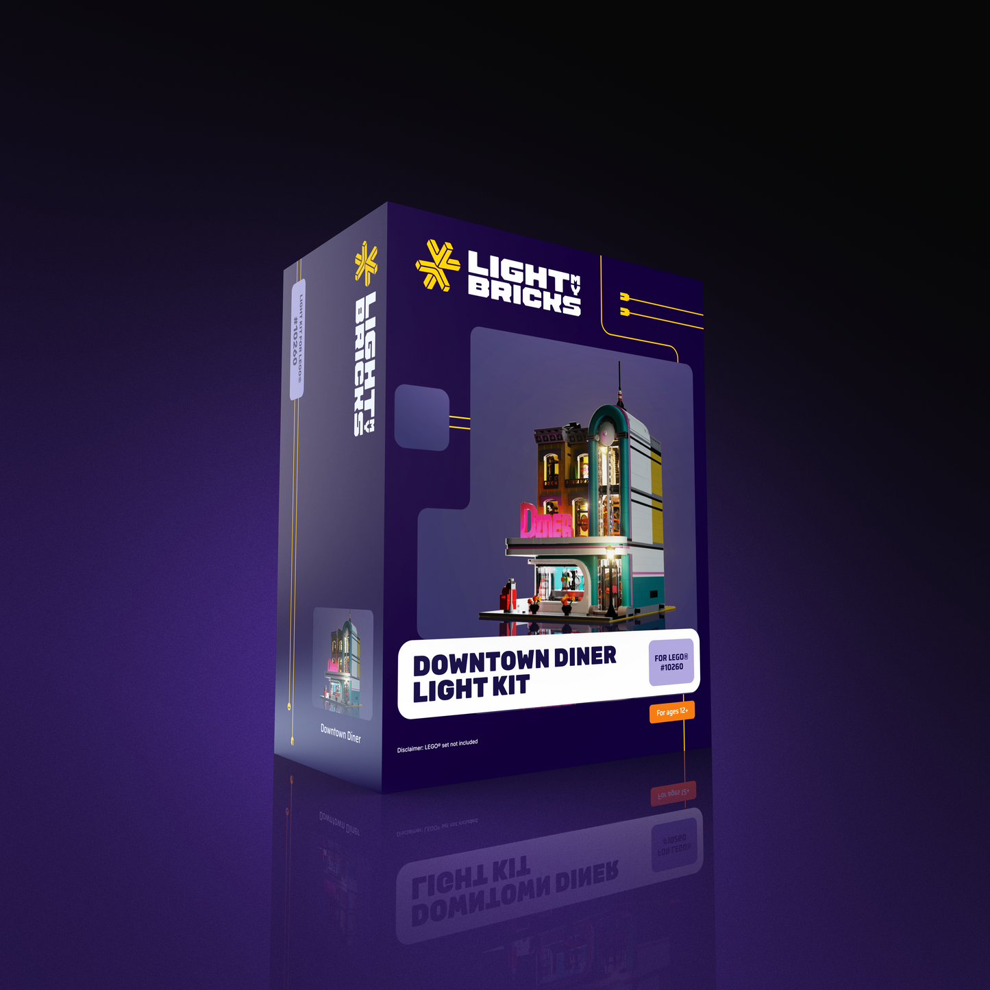 LMB 2.0 Light Kit for LEGO® Downtown Diner #10260