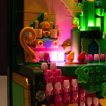 LEGO® Emerald City Wall Art #75685 DIY Light Bundle