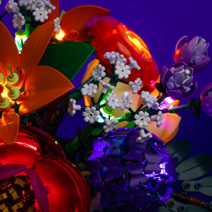 Light Kit for LEGO® Flower Arrangement #10345