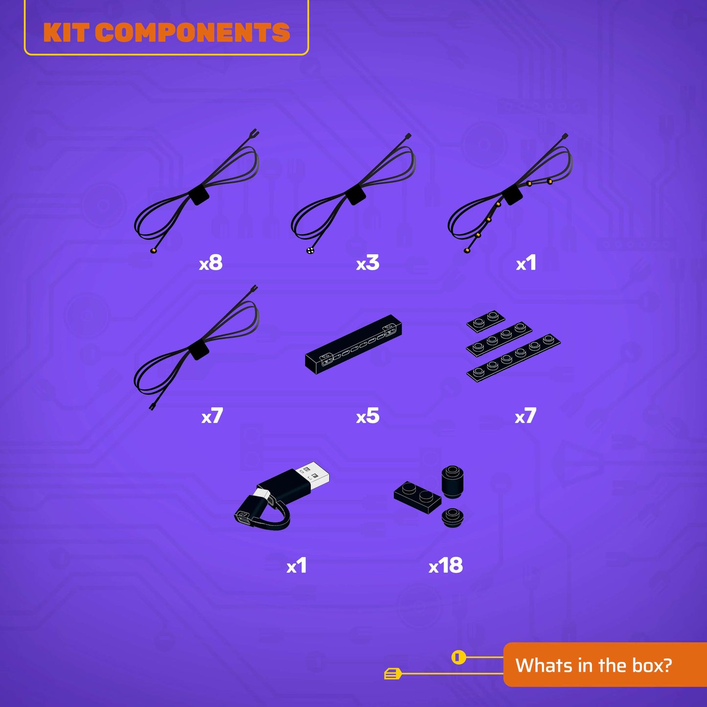 Light Kit for LEGO® Holiday Express Train #10361