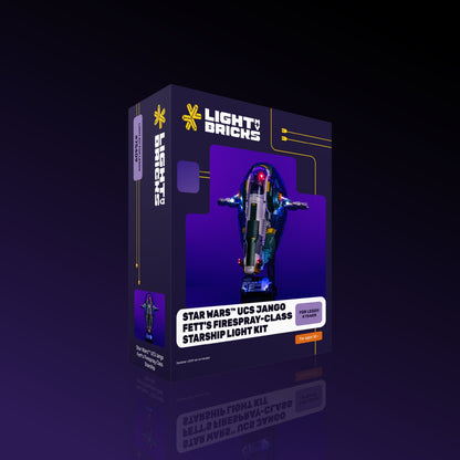 Light Kit for LEGO® Star Wars UCS Jango Fetts Firespray-Class Starship #75409