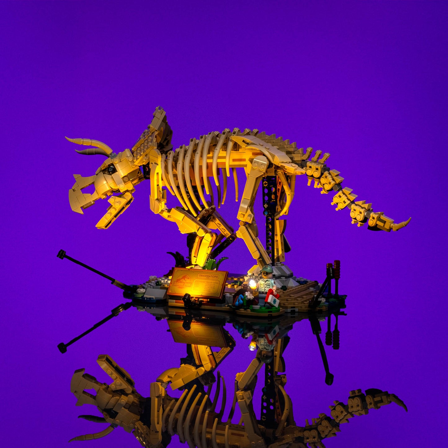 Light Kit for LEGO® Jurassic World Dinosaur Fossils: Triceratops #77985