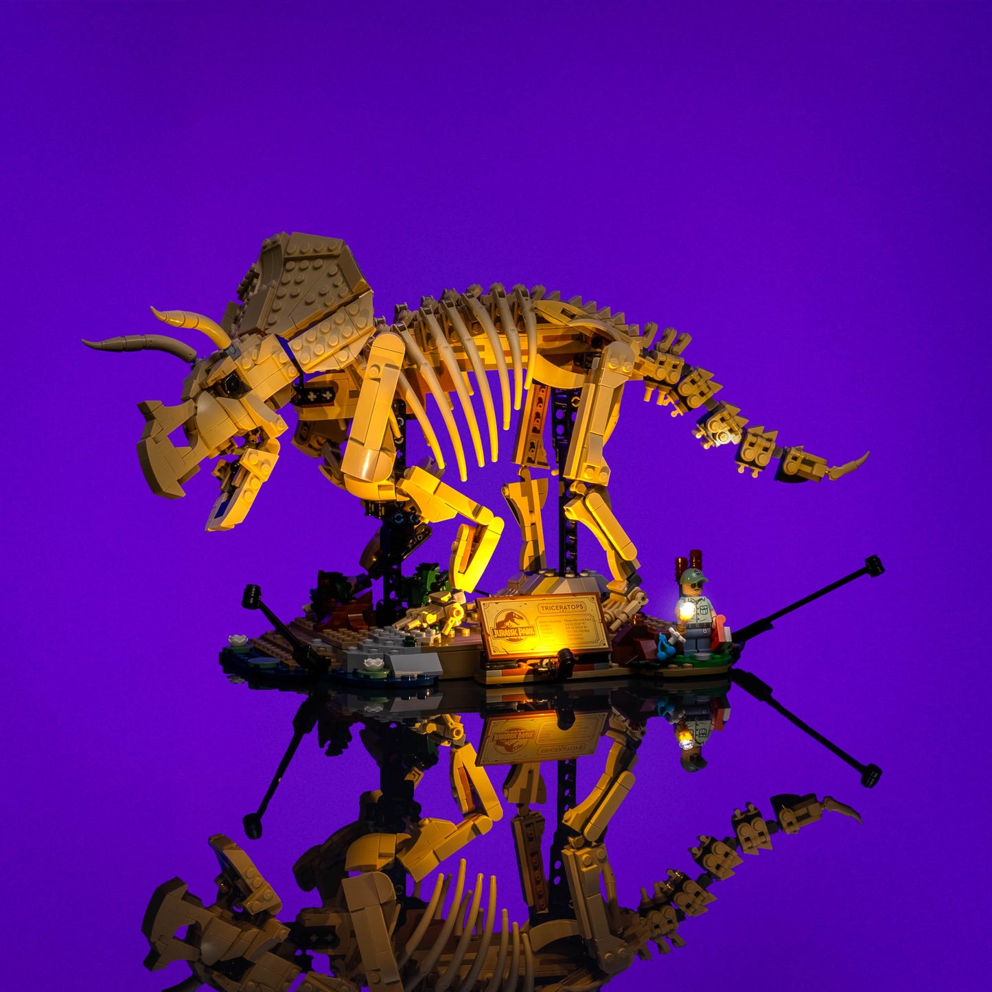 Light Kit for LEGO® Jurassic World Dinosaur Fossils: Triceratops #77985