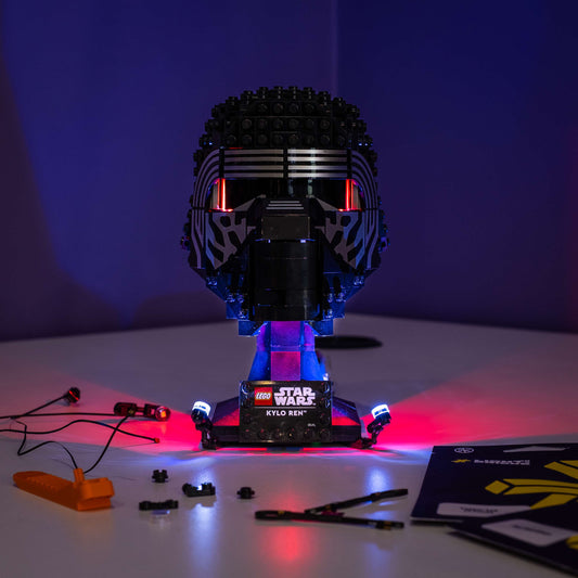 LEGO® Kylo Ren Helmet #75415 DIY Light Bundle