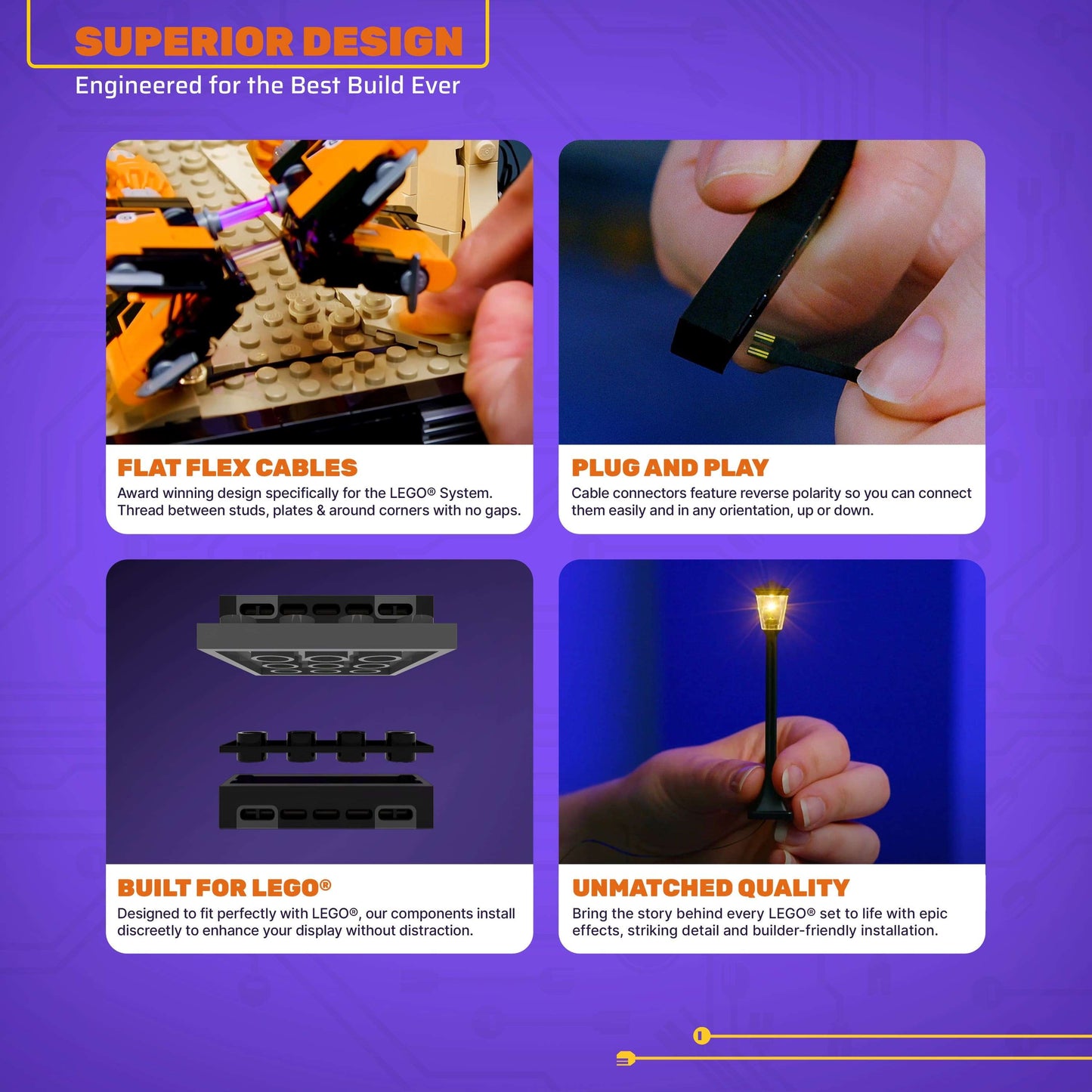 Light Kit for LEGO® Fortnite Battle Bus #77073