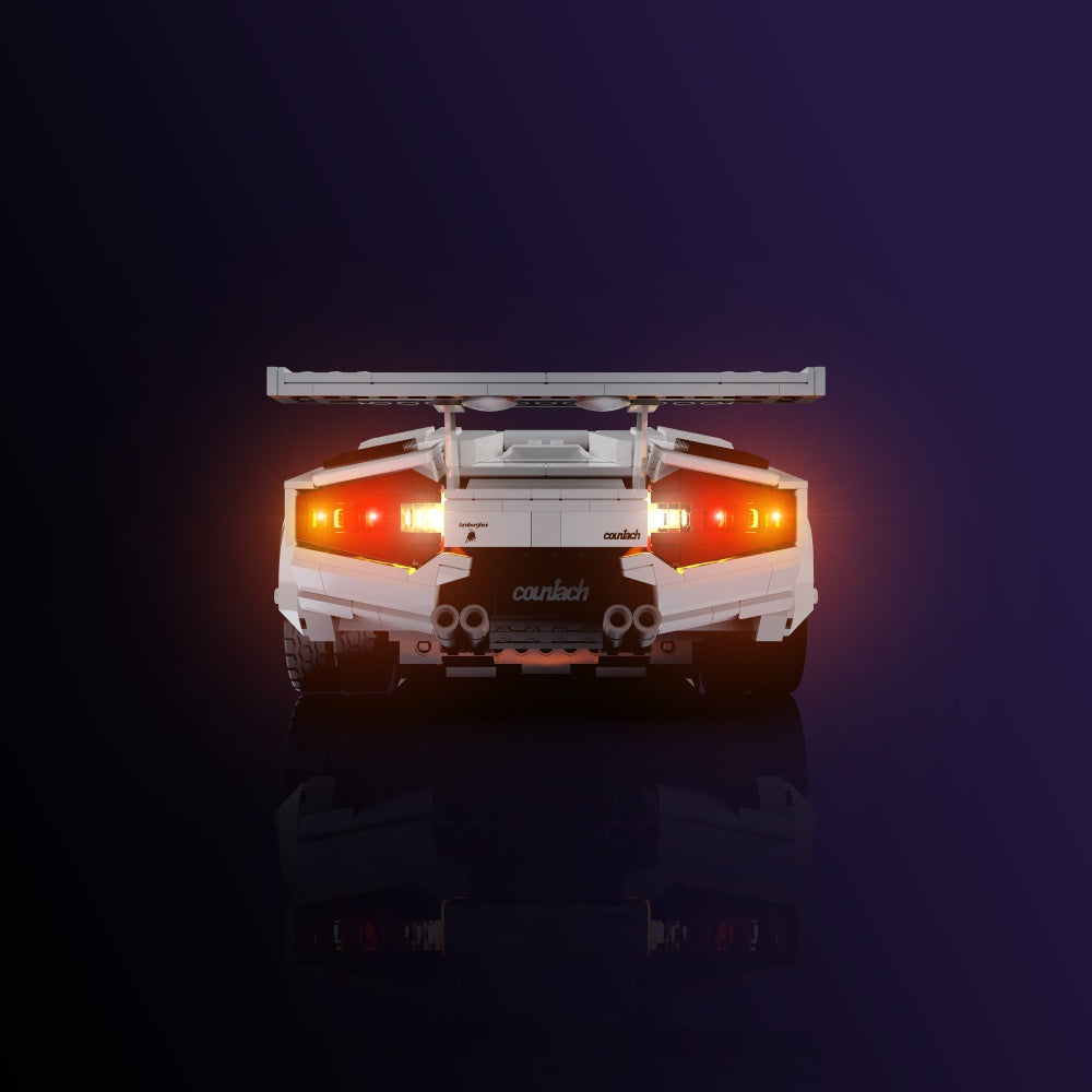 Light Kit for LEGO® Lamborghini Countach 5000 Quattrovalvole #10337