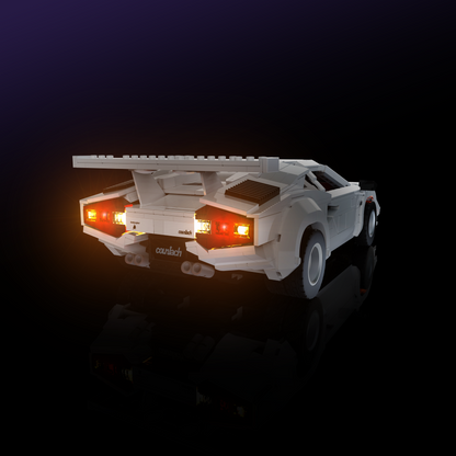 LMB 2.0 Light Kit for LEGO® Lamborghini Countach 5000 Quattrovalvole #10337