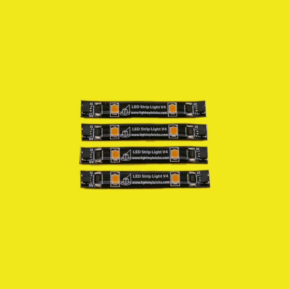 LED Strip Lights - Orange (4 pack)