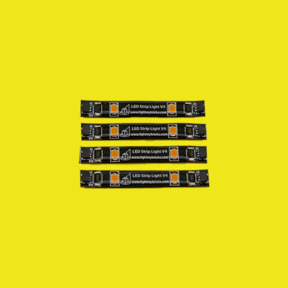 LED Strip Lights - Orange (4 pack)
