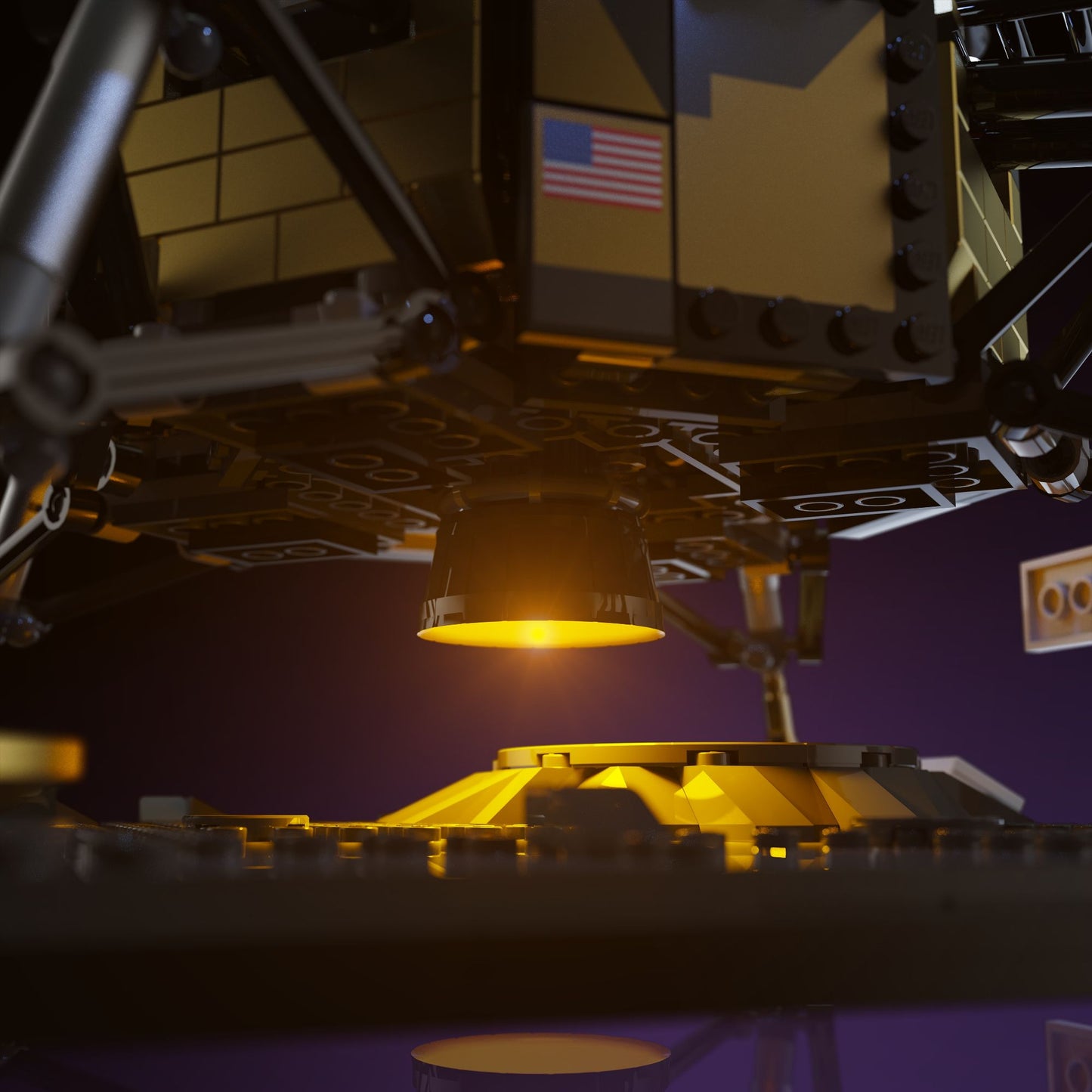 Light Kit for LEGO® NASA Apollo 11 Lunar Lander #10266