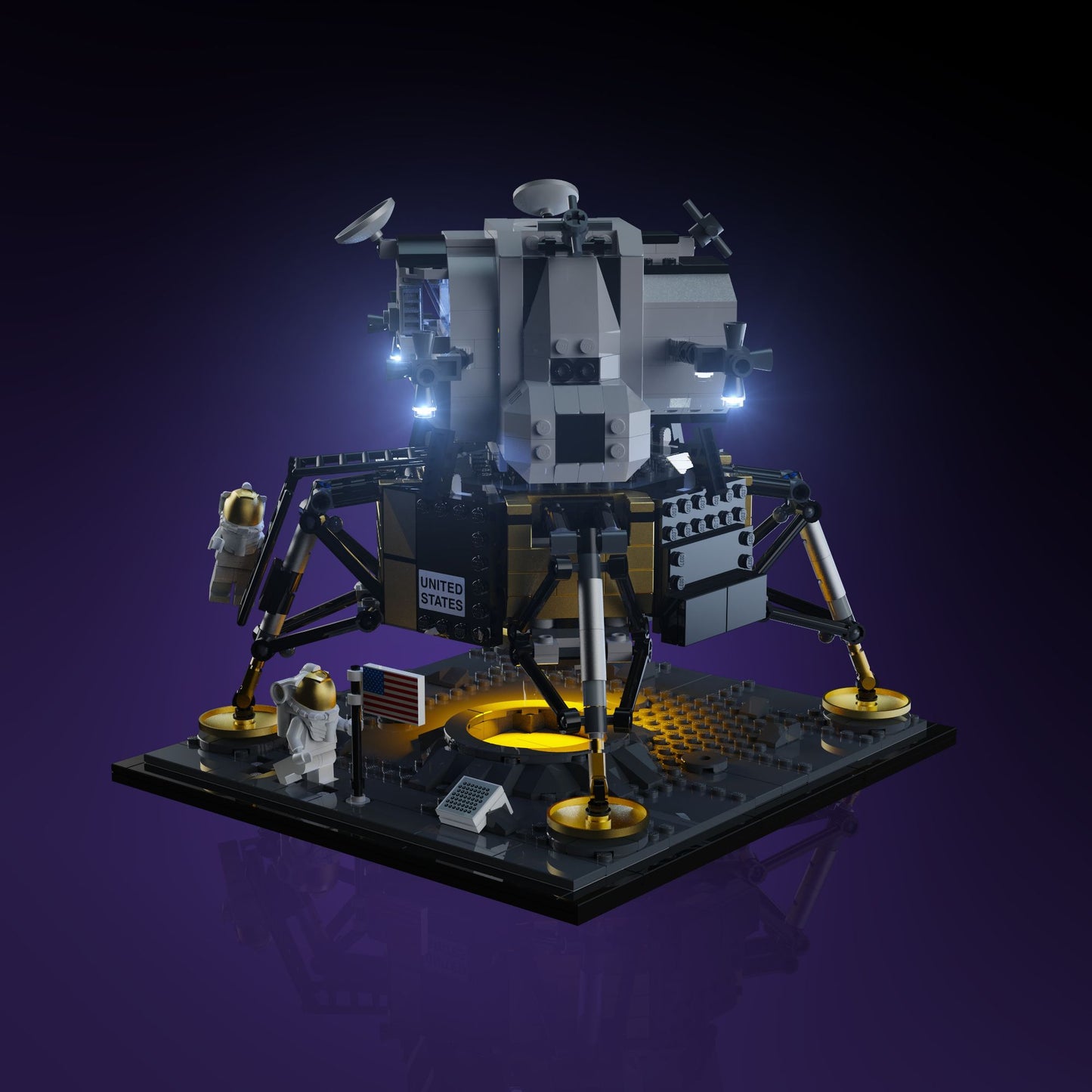 Light Kit for LEGO® NASA Apollo 11 Lunar Lander #10266