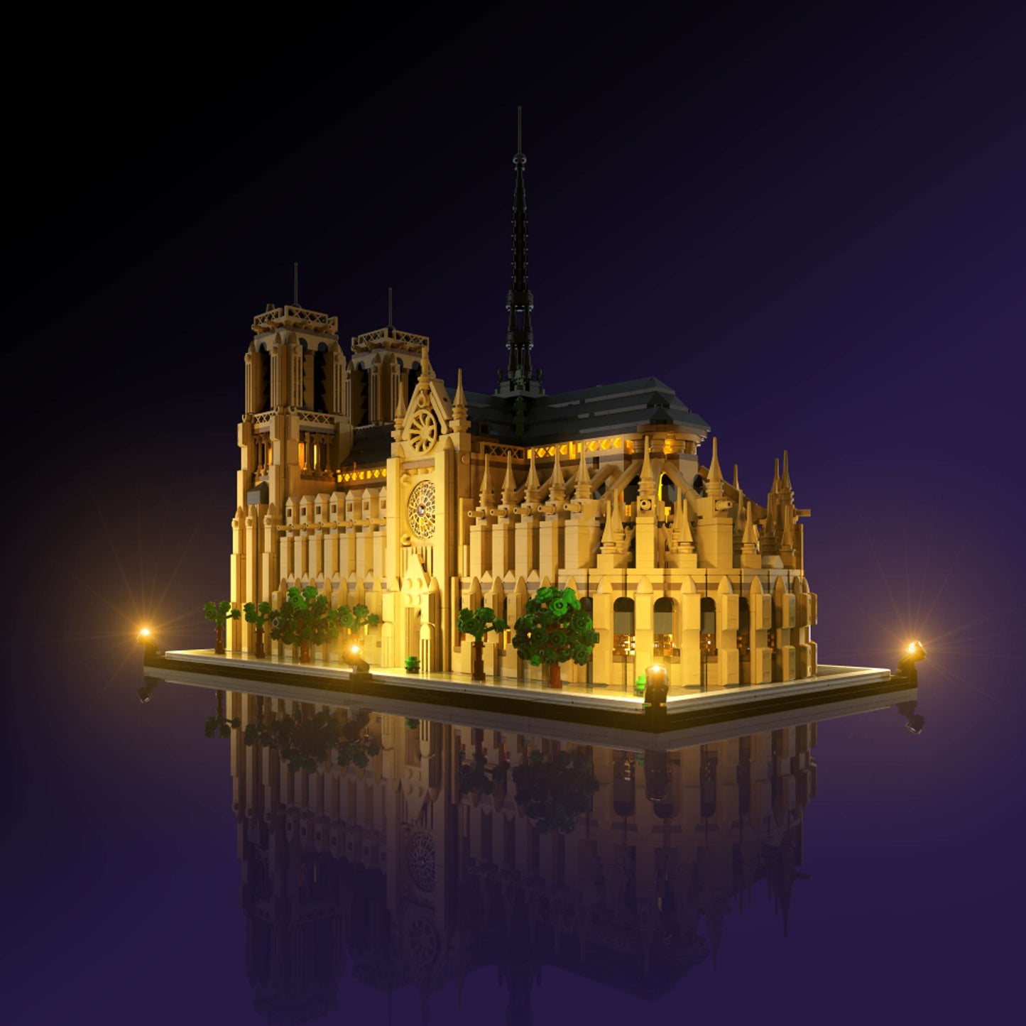 Light Kit for LEGO® Notre-Dame de Paris #21061