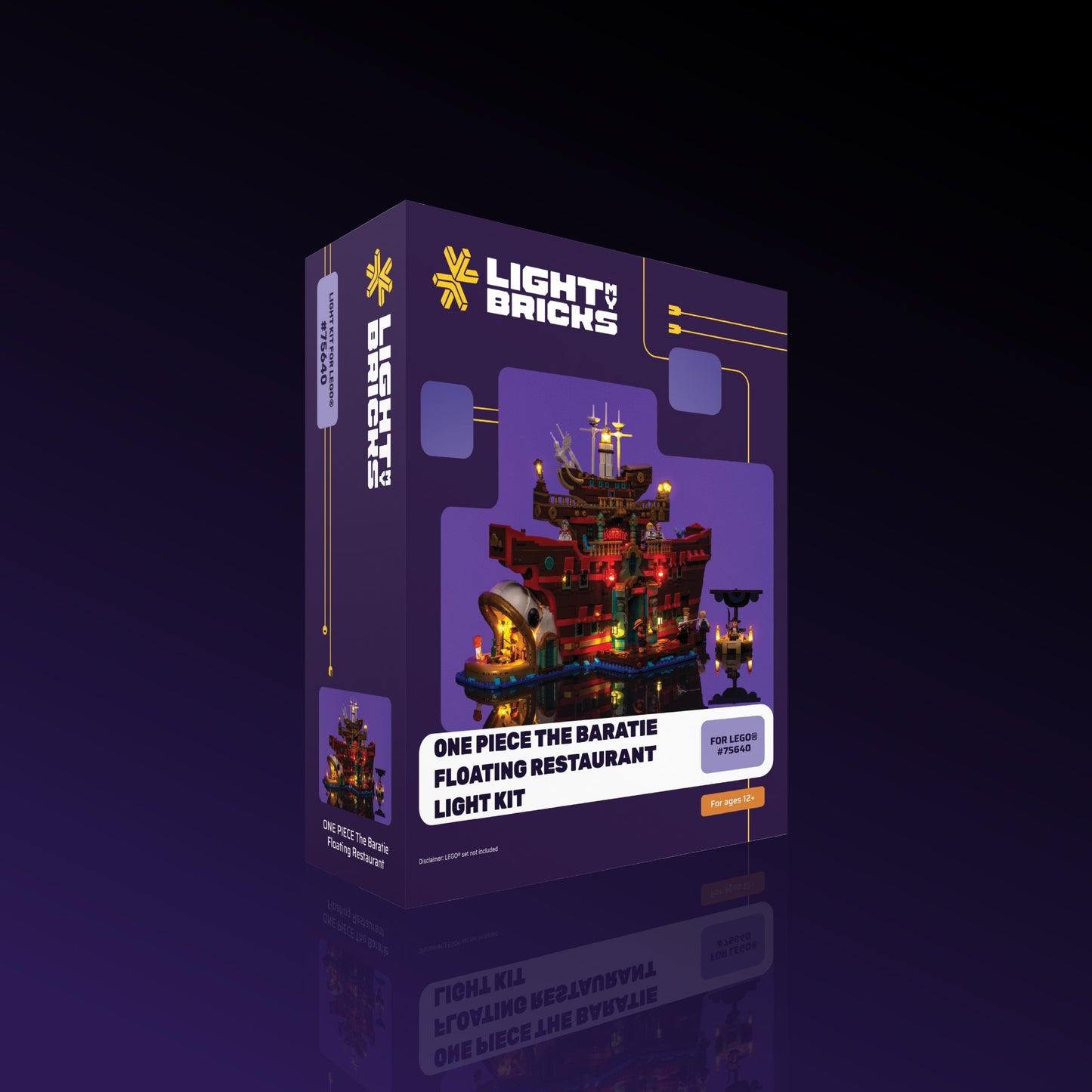 Light Kit for LEGO® ONE PIECE The Baratie Floating Restaurant #75640