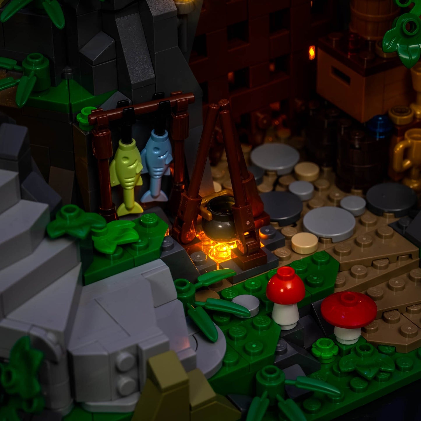 Light Kit for LEGO® Outlaw Forest Den #910057