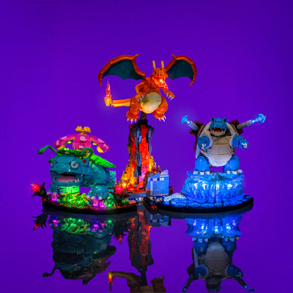 Light Kit for LEGO® Pokémon™ Venusaur, Charizard and Blastoise #72153