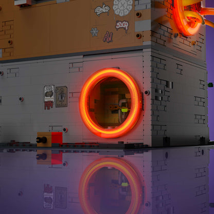 Rotating Solar Ring - Orange