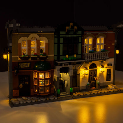 LEGO® Sherlock Holmes: Book Nook #10351 DIY Light Bundle