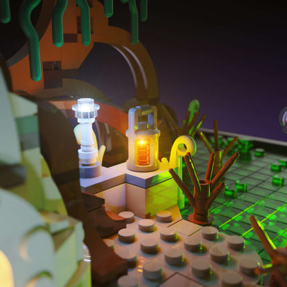 Light Kit for LEGO® Star Wars Dagobah Jedi Training Diorama #75330