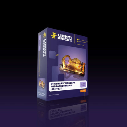Light Kit for LEGO® Star Wars Mos Espa Podrace Diorama #75380
